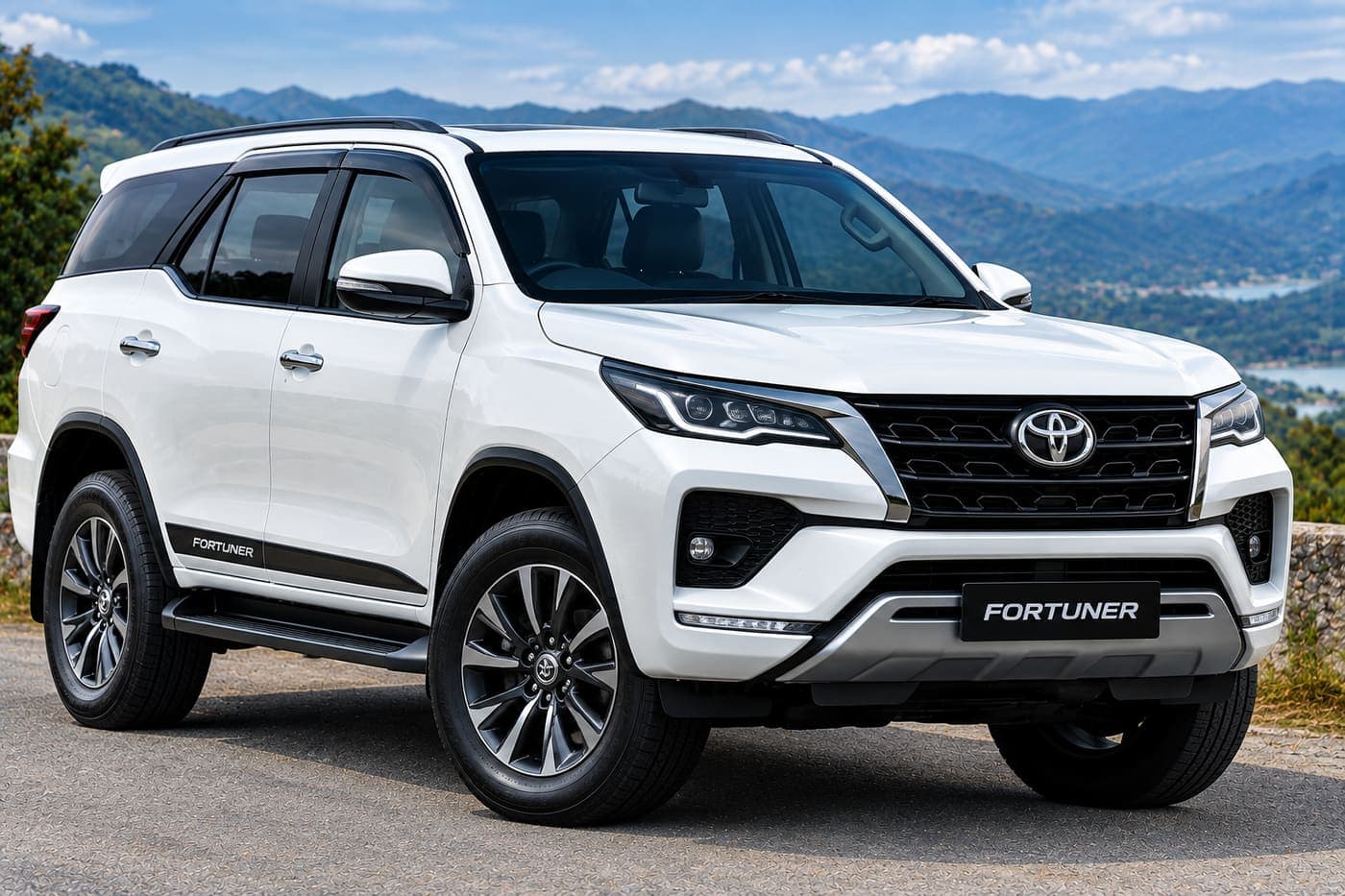 Toyota Fortuner SUV available for premium bookings